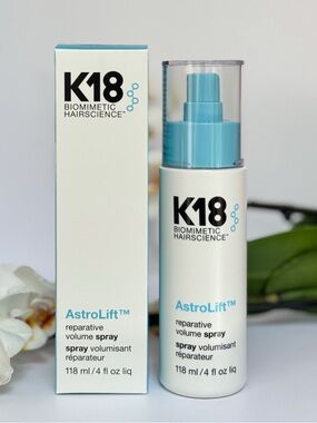 K18 AstroLift™ Reparative Volume Heat Protectant Spray 4oz NEW